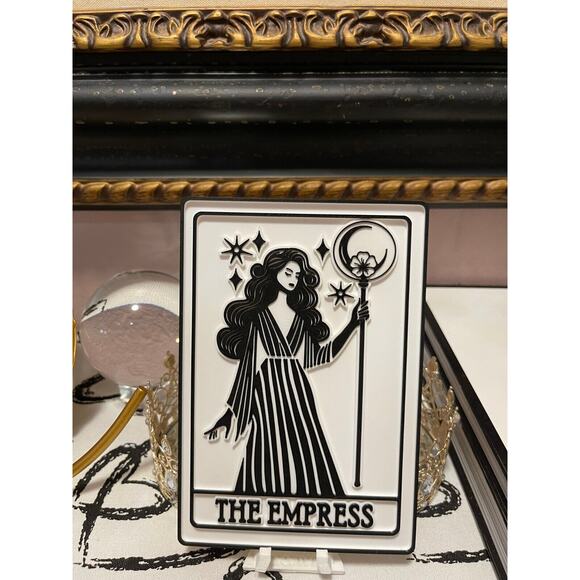 The Empress Tarot Card - Unique 3D Printed Art - Mystical Decor - Perfect Gift - Picture 2 of 3